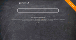 Desktop Screenshot of point-online.de